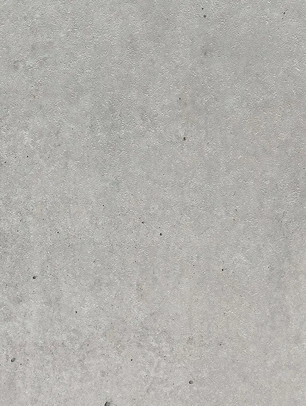 Échantillon à plat du film Cover Styl' HR U19 Gris Ciment, béton gris clair piqueté de petits trous