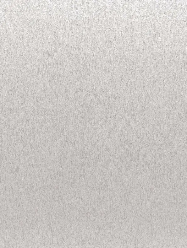 Échantillon à plat du film Cover Styl' Q2 Metallic Hard Silver, gris argenté au brossage vertical fin
